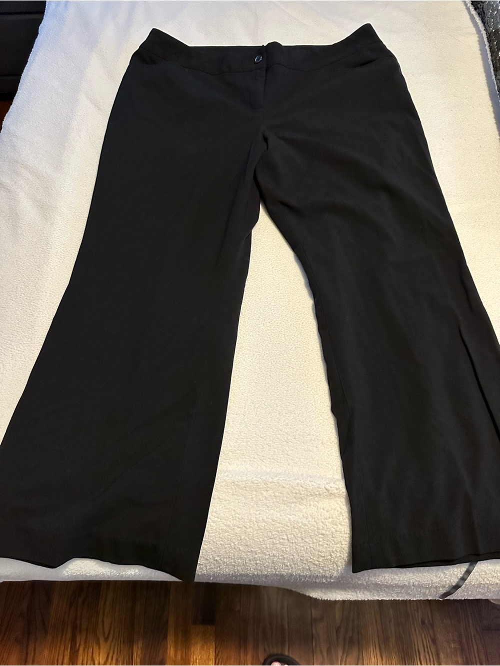 Lane Bryant Black Wide-Leg Trousers